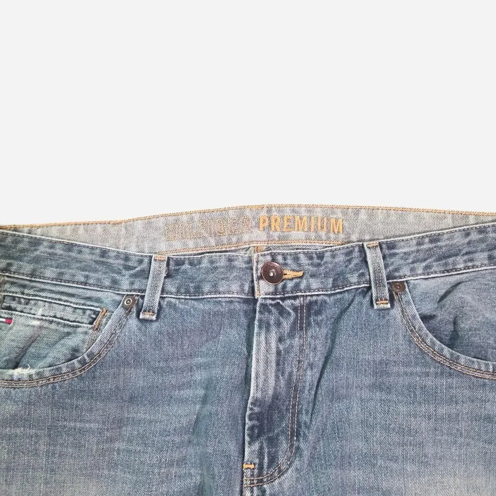 Y2K Tommy Hilfiger Premium Boot Cut Denim Jeans (38x30)